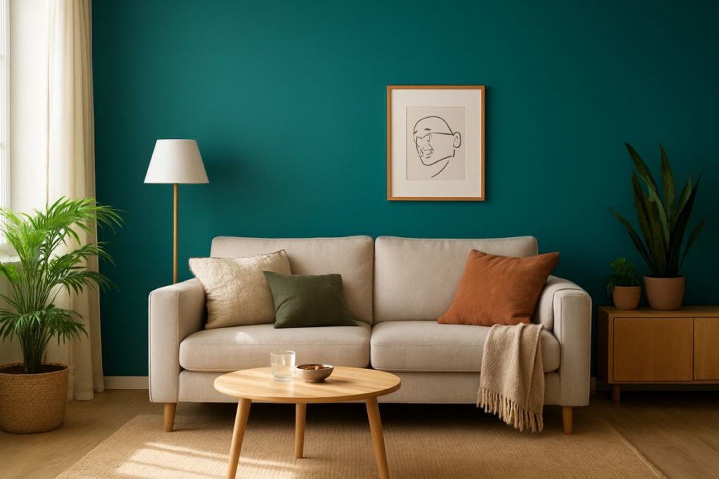 Couleur vive salon