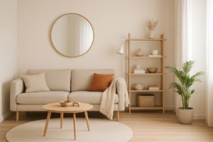 Aménager un petit salon carré