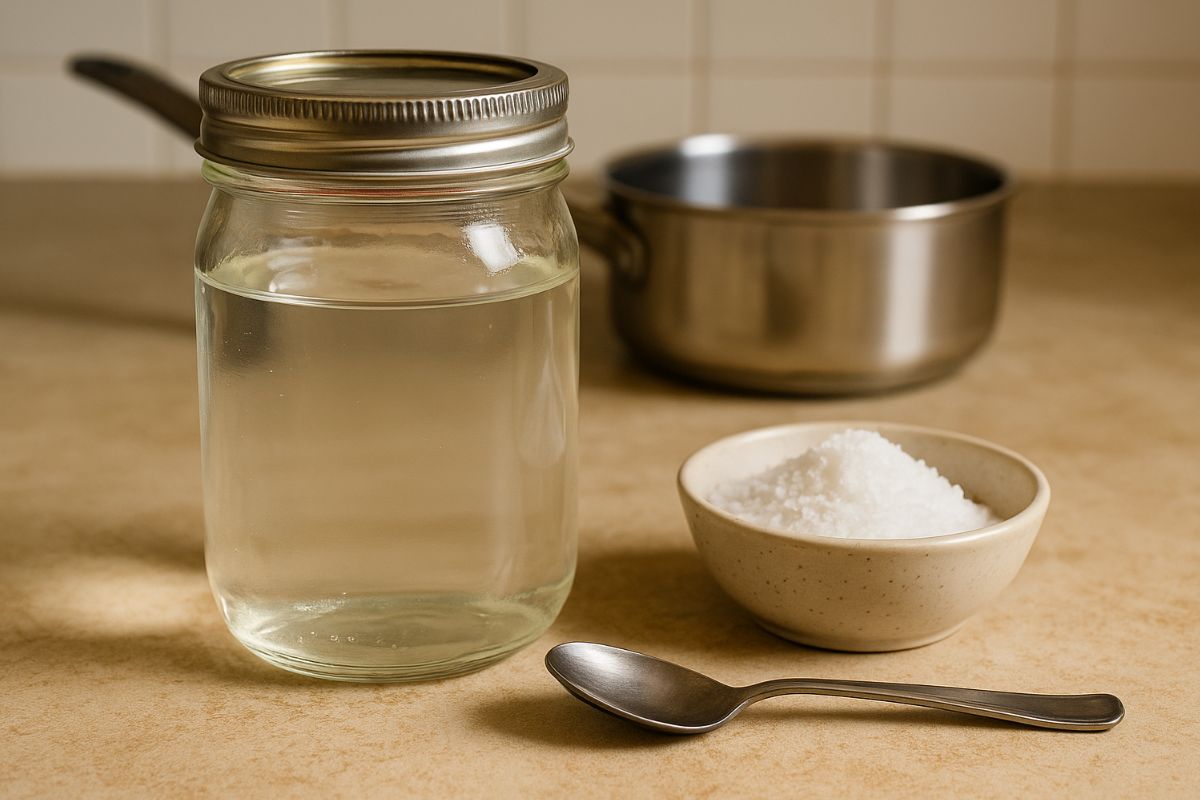 recette sérum physiologique maison