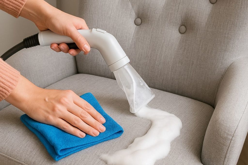 Nettoyer son fauteuil en tissu