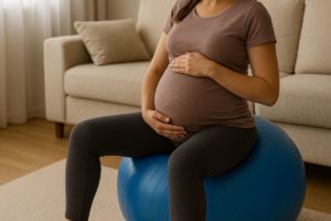 Les exercices de ballon pendant la grossesse