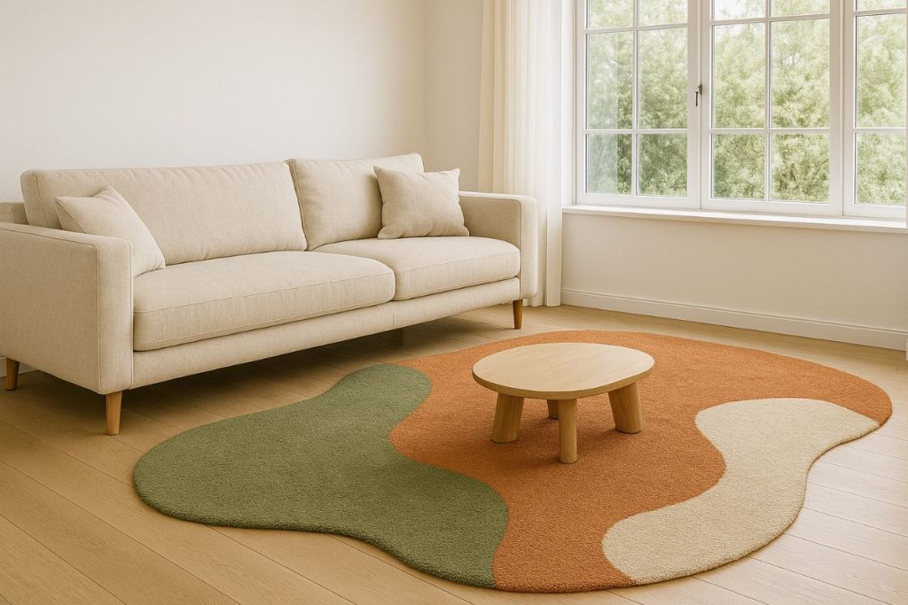 tapis forme irrégulière