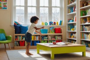 Mobilier pour encourager autonomie des enfants